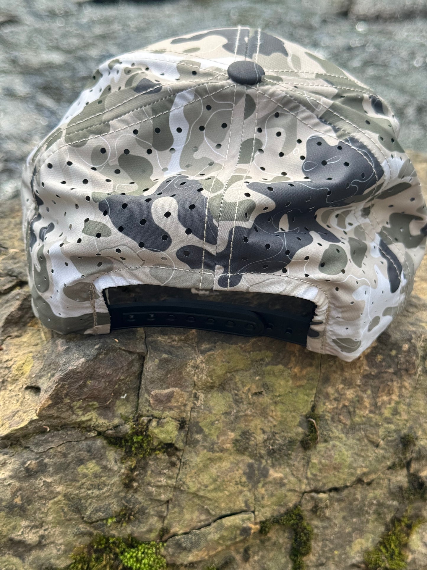 The Staple - Performance Perforated - 6 Panel 10 Senses - WinterWood - Laser Engraved Leather Patch