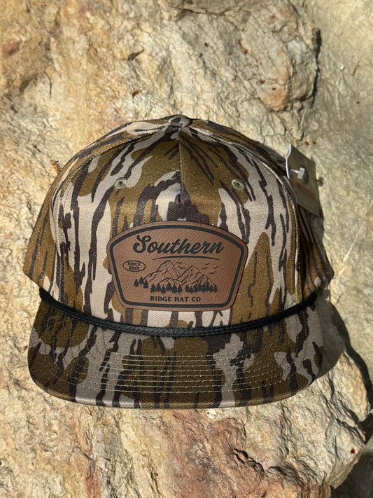 Richardson 256 Bottomland Camo/ Laser Engraved Leather Patch
